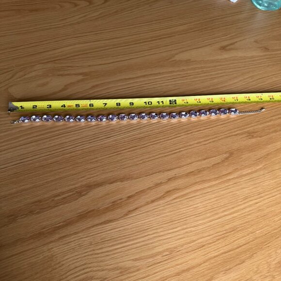 Anna Wintour Style Violet Purple Lavender Crystal Statement Collet Necklace - Picture 11 of 13